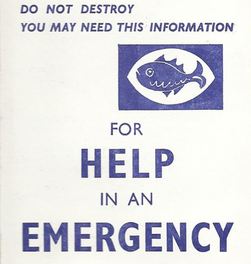One of the first publicity cards